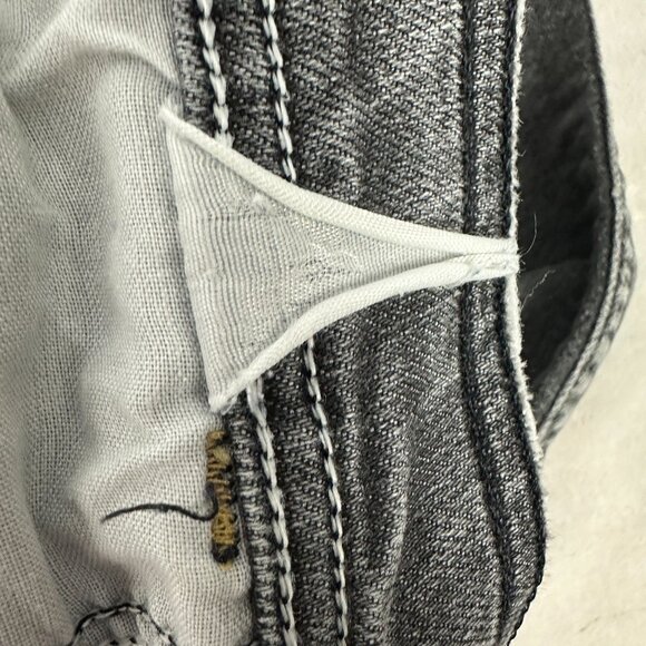 Comfort Action Sports Gray Slim Fit Jeans Size 35 Mens Casual Denim Five Pocket - Picture 8 of 11